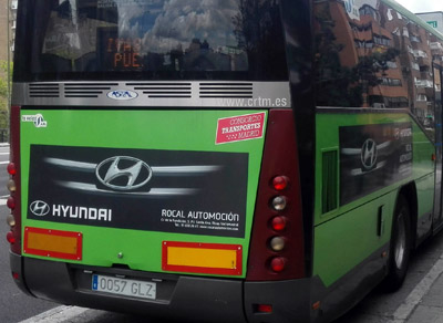 Publicidad exterior autobuses - Estándar - portón - mupi